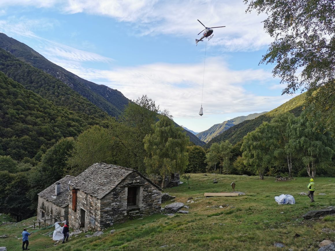 Iniziati i lavori di ristrutturazione all’Alpe Pian di Boit