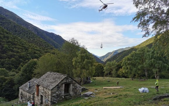 Iniziati i lavori di ristrutturazione all’Alpe Pian di Boit